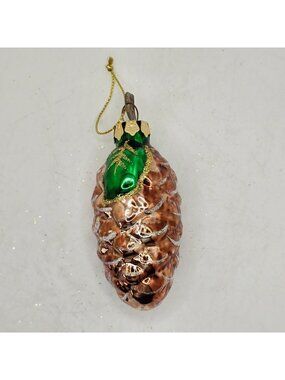 Christmas Ornament Glass Pinecone Thomas Pacconi Museum Series 2003 Holiday VTG